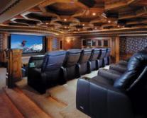 home theater installed by our electricians in Sunnyvale