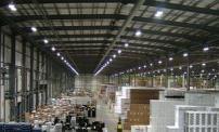 warehouse lights installed by our Sunnyvale electricians